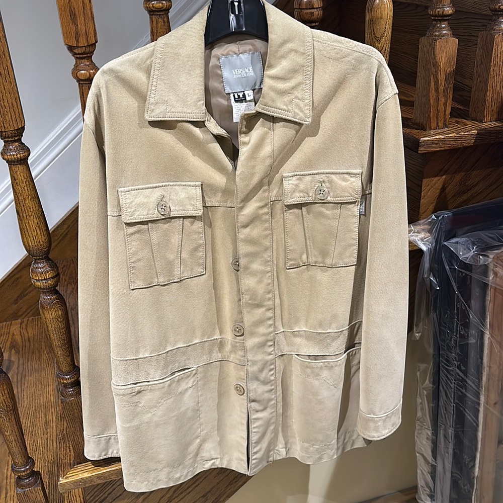 Vintage Versace Men’s Suede Jacket